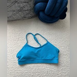Blue lululemon sports bra